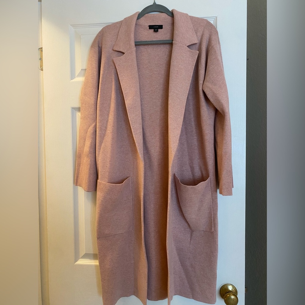 J. Crew Women's Ella Long Open Cardigan Sweater XXS